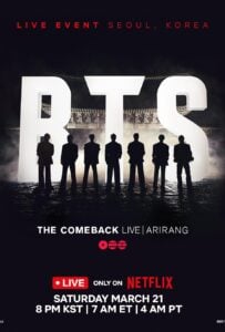 ดูหนังออนไลน์ BTS the Comeback Live Arirang (2026) ไลฟ์สด การกลับมาของ BTS